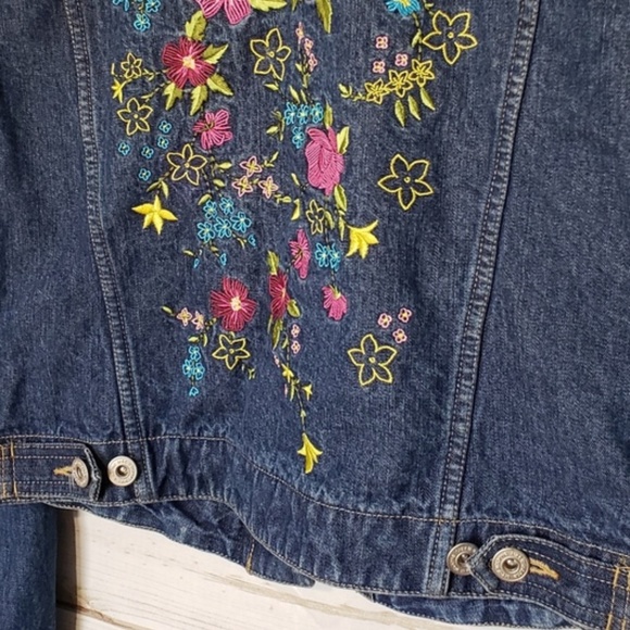 Vintage Liz Claiborne Jean Jacket - Picture 6 of 8